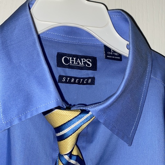 Boys Chaps Dress Shirt and tie - Picture 2 of 3